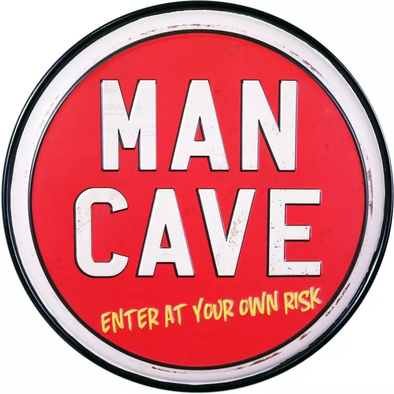 Retro Metallskilt Man Cave