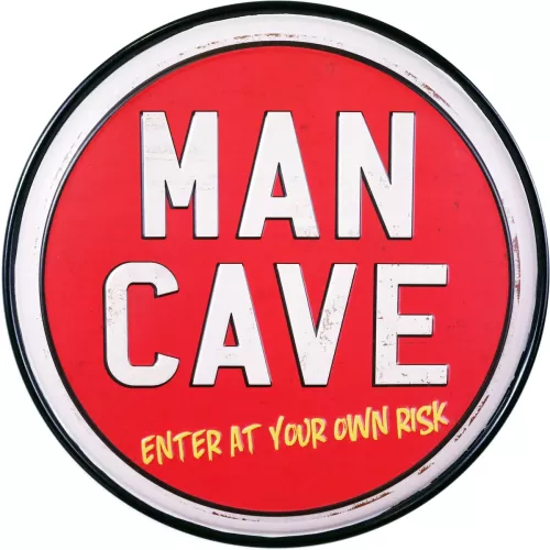 Retro Metallskylt Man Cave