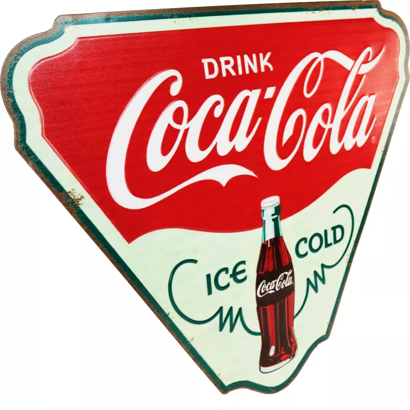Retro Metallskilt Ice Cold Coke