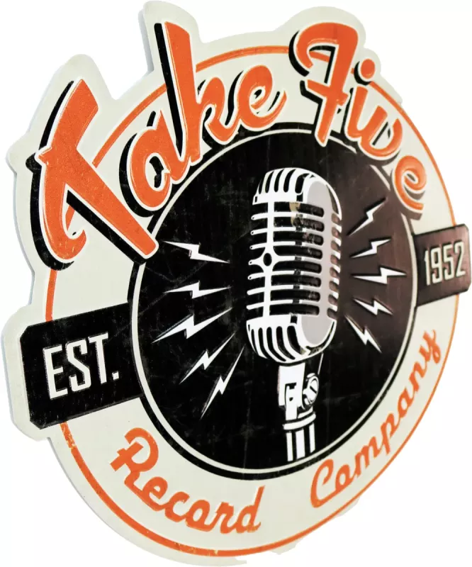 Retro Metallskilt Take Five