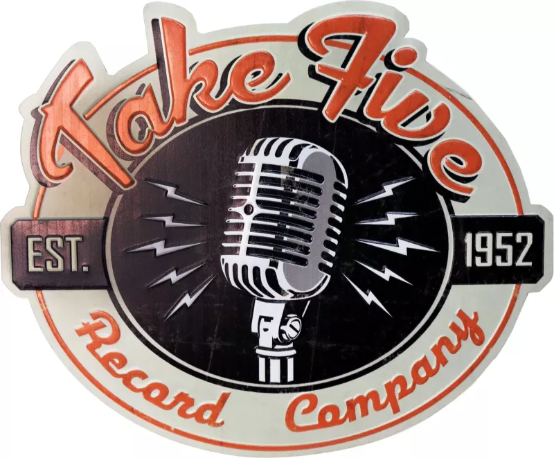 Retro Metallskilt Take Five