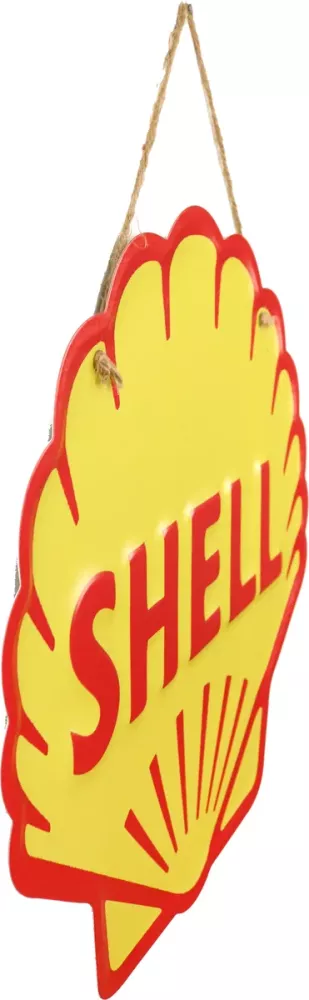 Retro Metallskilt Shell