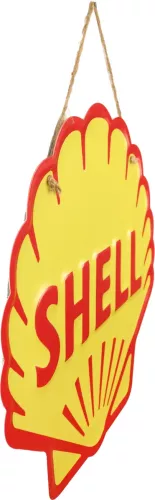 Retro Metallskylt Shell