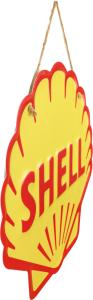Retro Metallskilt Shell