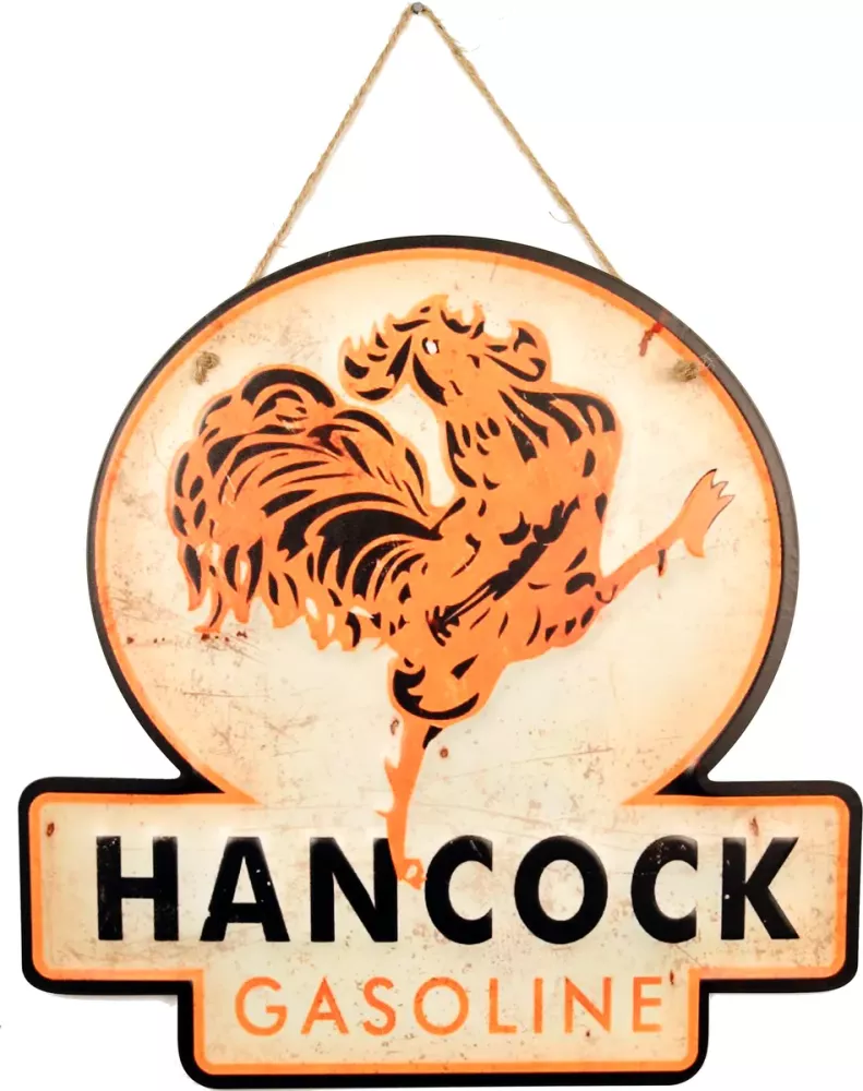 Retro Metallskilt Hancok Gasoline