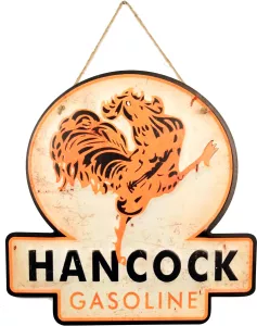 Retro Metallskylt Hancok Gasoline