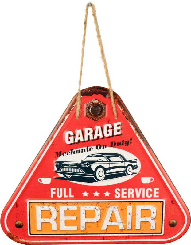 Retro Metallskylt Garage Repair