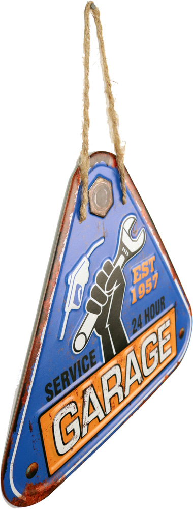 Retro Metallskilt Garage 24 Hours