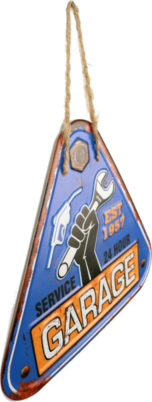 Retro Metallskylt Garage 24 Hours