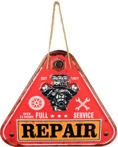 Retro Metallskilt Garage Repair