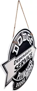 Retro Metallskylt Dodge Service