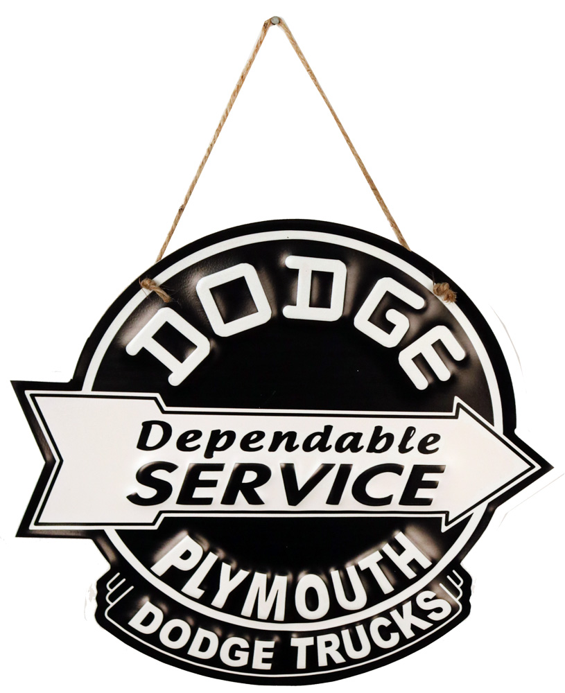 Retro Metallskilt Dodge Service