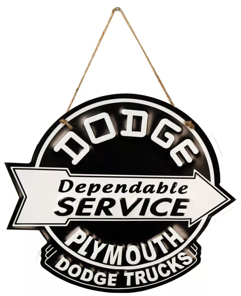 Retro Metallskilt Dodge Service