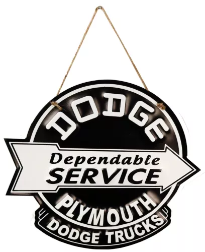 Retro Metallskylt Dodge Service