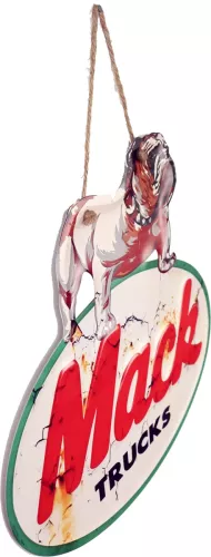 Retro Metallskylt Mack Trucks