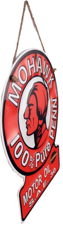 Retro Metallskylt Mohawk Motor Oil