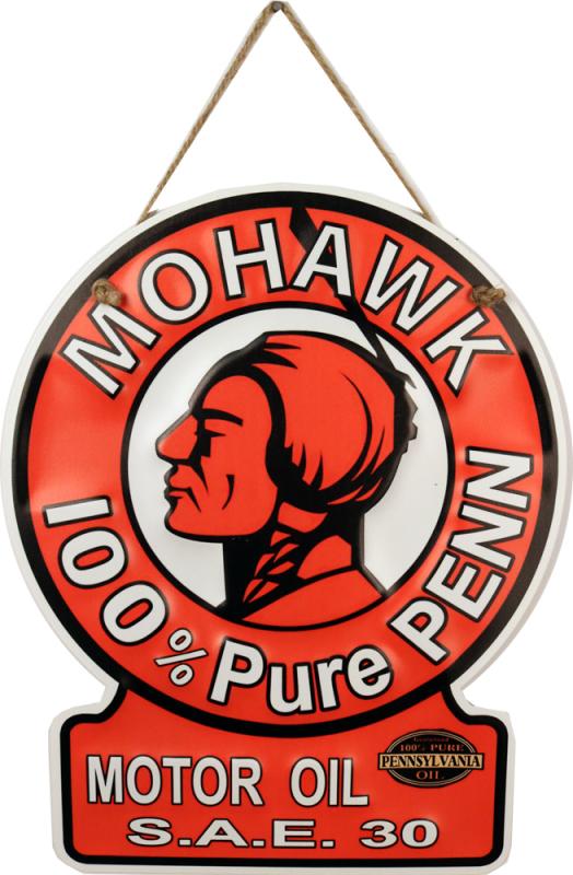 Retro Metallskylt Mohawk Motor Oil