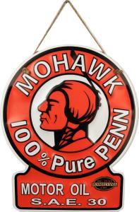 Retro Metallskilt Mohawk Motor Oil