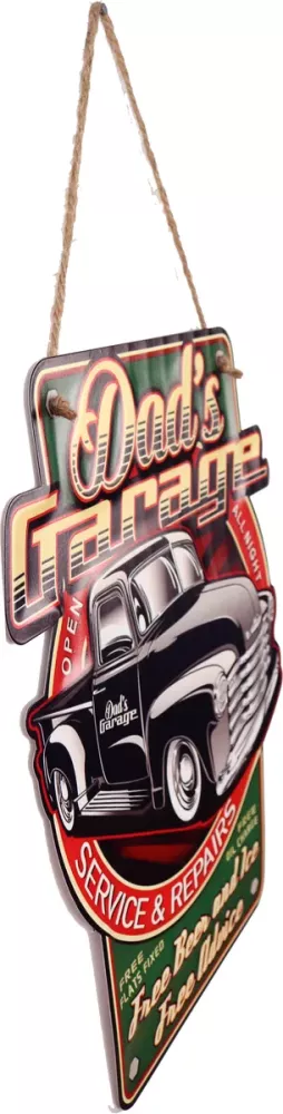 Retro Metallskilt Dads Garage