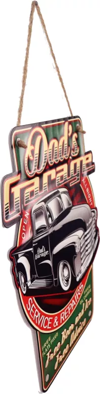 Retro Metallskilt Dads Garage