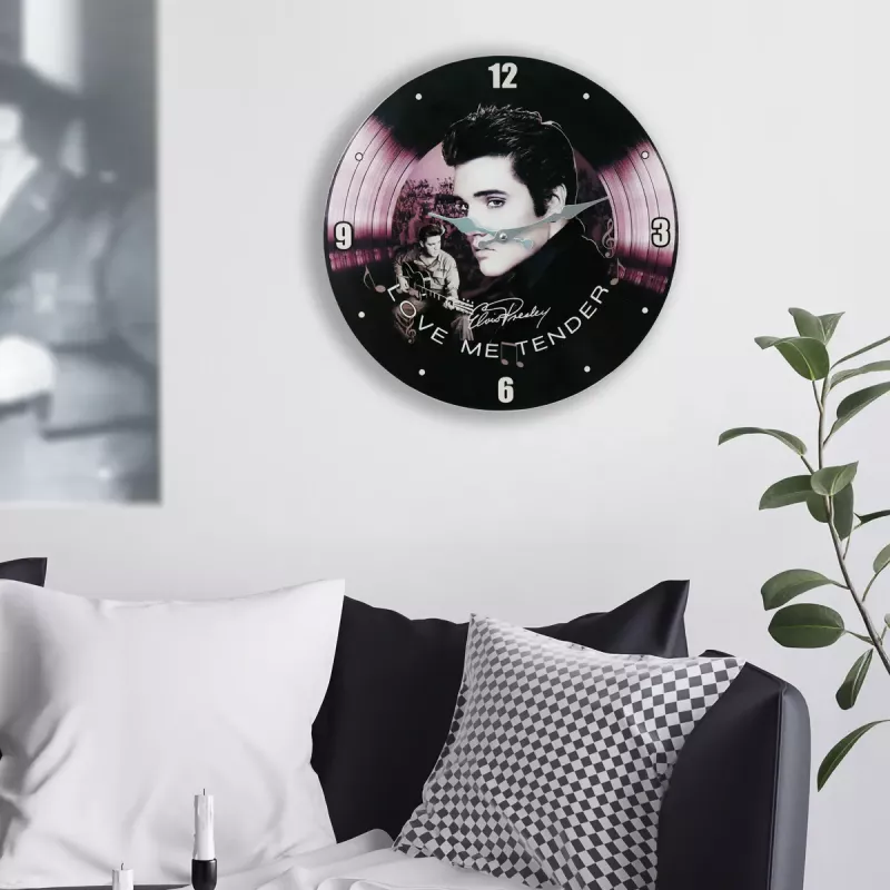 Klokke i Glass Elvis