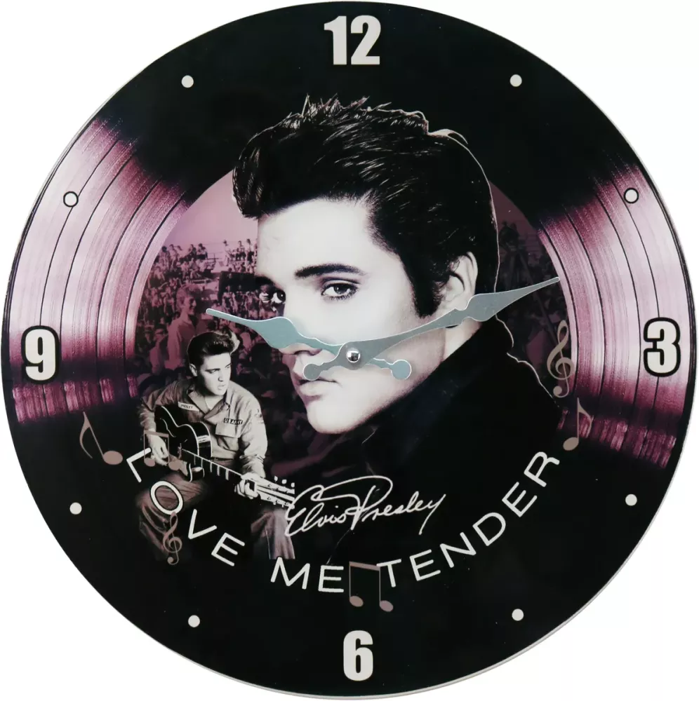Klokke i Glass Elvis