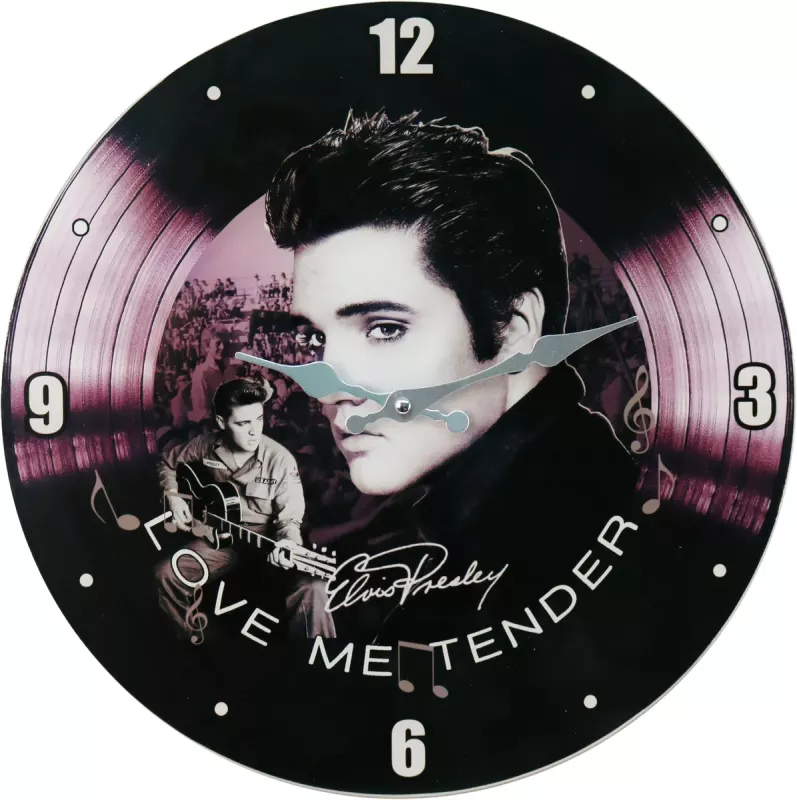 Klokke i Glass Elvis