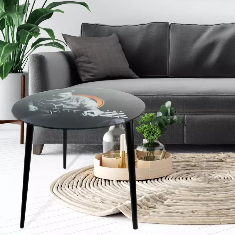 Retro Glassbord Elvis