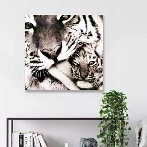 Tavla i Glas Tiger Baby