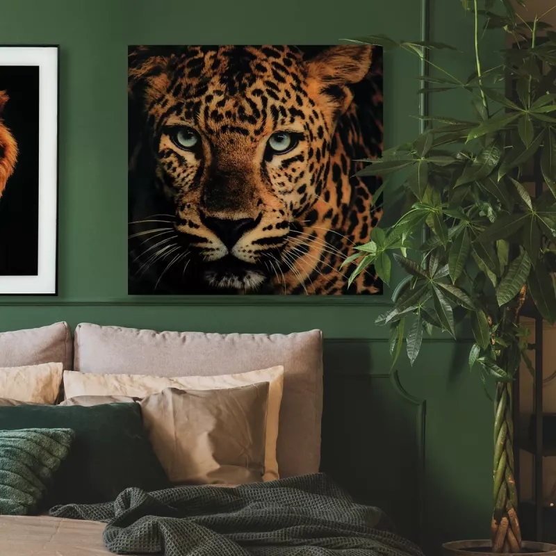 Maleri i Glass Leopard
