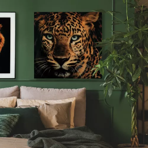 Tavla i Glas Leopard