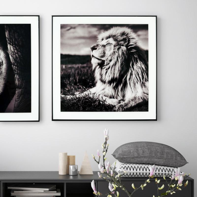 Maleri i Glass Løve