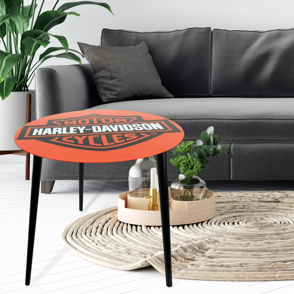 Retro Glasbord Harley