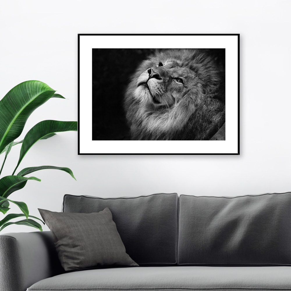 Maleri i Glass Løve