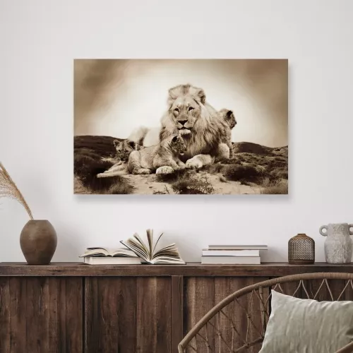 Tavla i Glas Lejon Familj