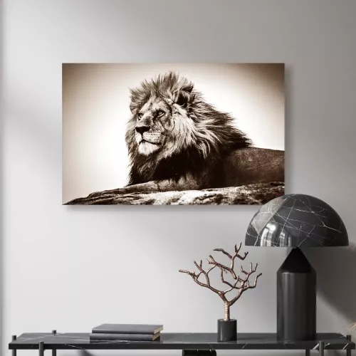 Tavla i Glas Lejon Scar