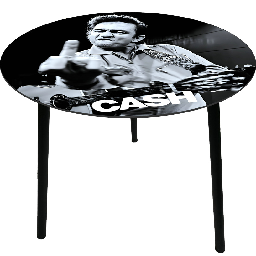 Retro Glasbord Johnny Cash