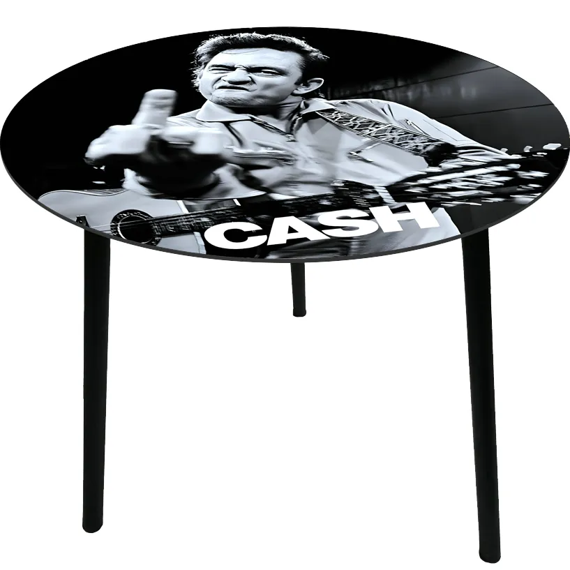 Retro Glassbord Johnny Cash