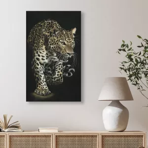 Maleri i Glass Leopard