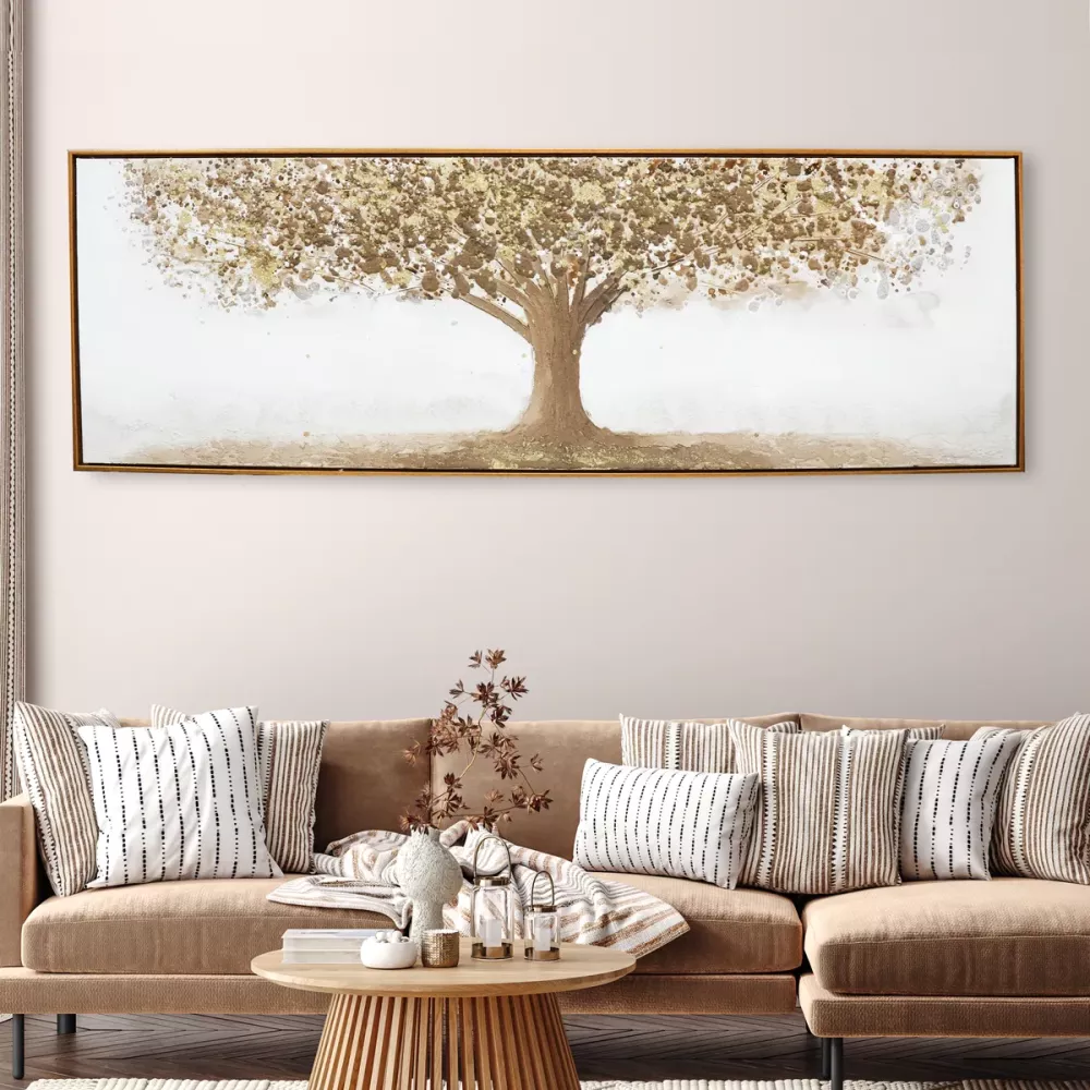 Tavla Oljemålning 3D Tree of Life