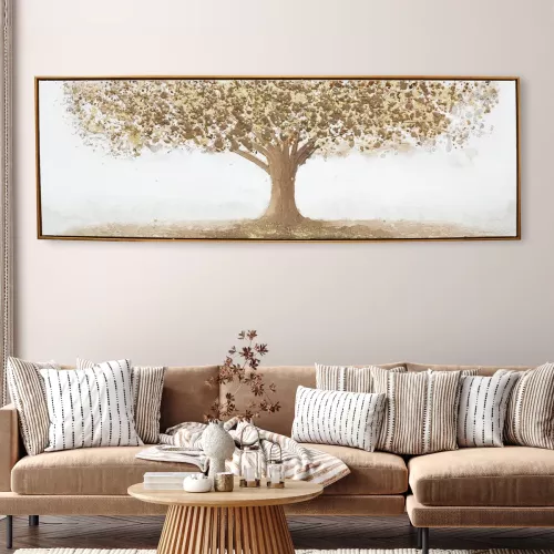 Tavla Oljemålning 3D Tree of Life