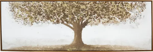 Tavla Oljemålning 3D Tree of Life