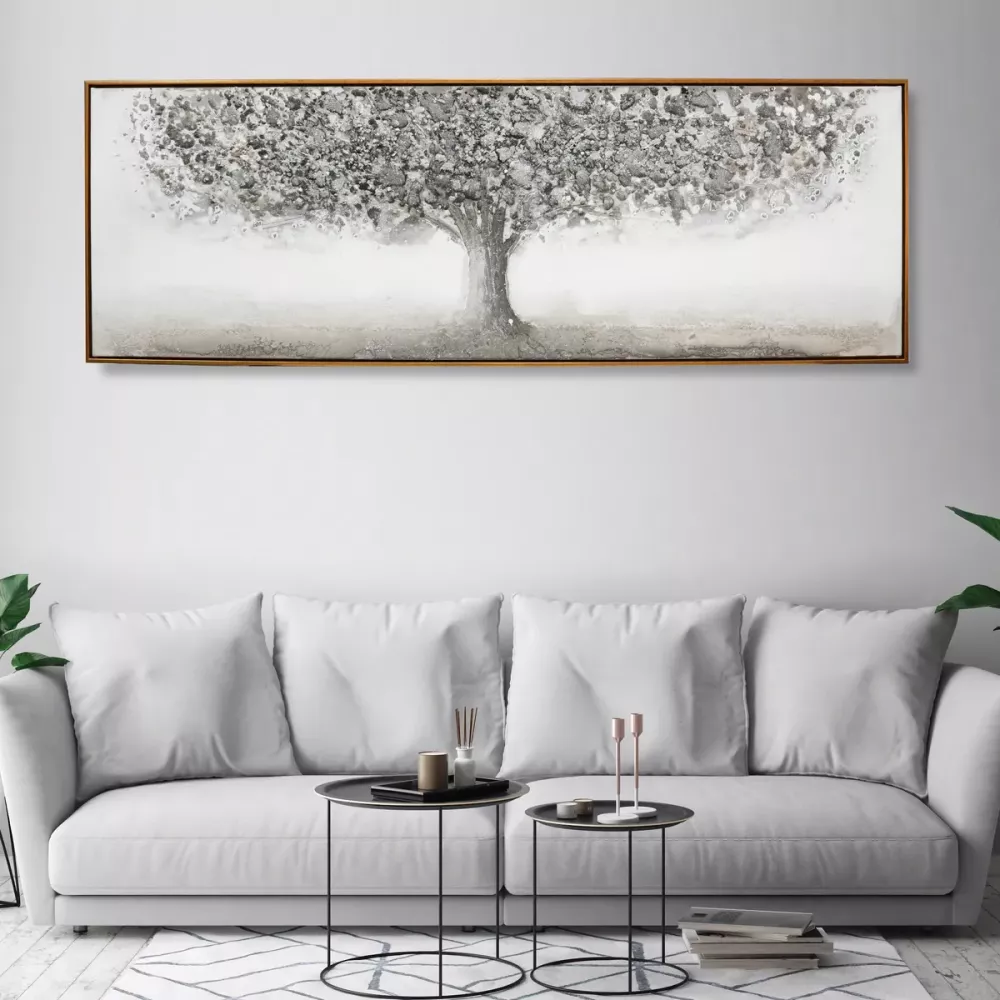 Tavla Oljemålning 3D Tree of Life