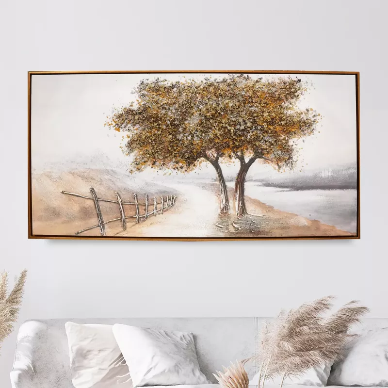 Oljemaleri 3D Landskapstrær