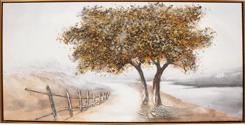 Oljemaleri 3D Landskapstrær