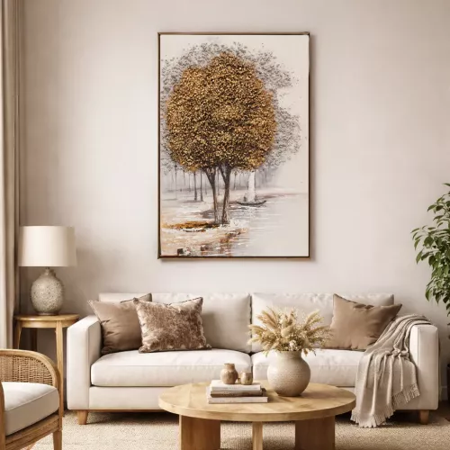 Oljemålning Stillhet