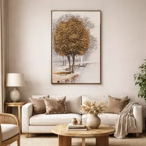 Oljemålning Stillhet