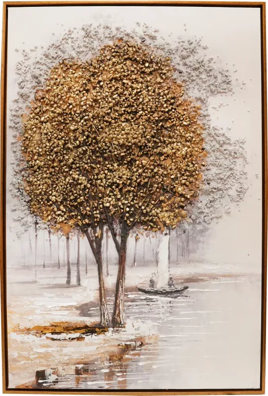 Oljemålning Stillhet