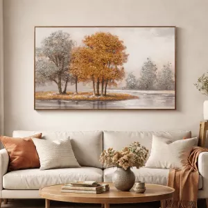 Oljemålning Stillhet