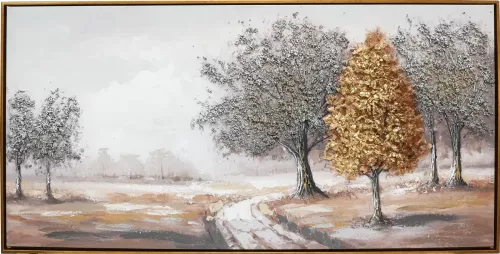 Oljemålning Träd Park